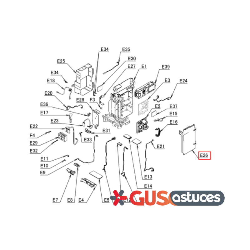 Couvercle droit 5021246 Daikin