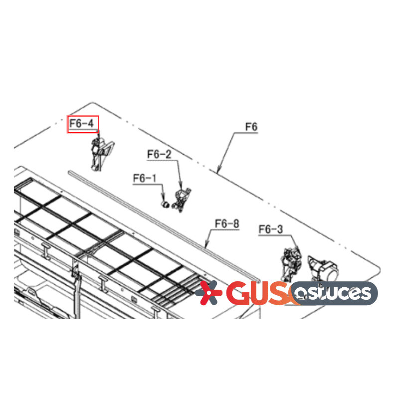 Couvercle gauche 5021271 Daikin