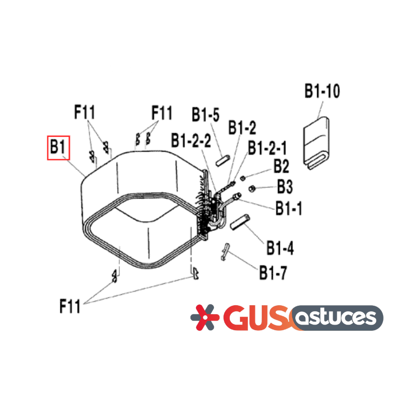 Echangeur à air 5010994 Daikin