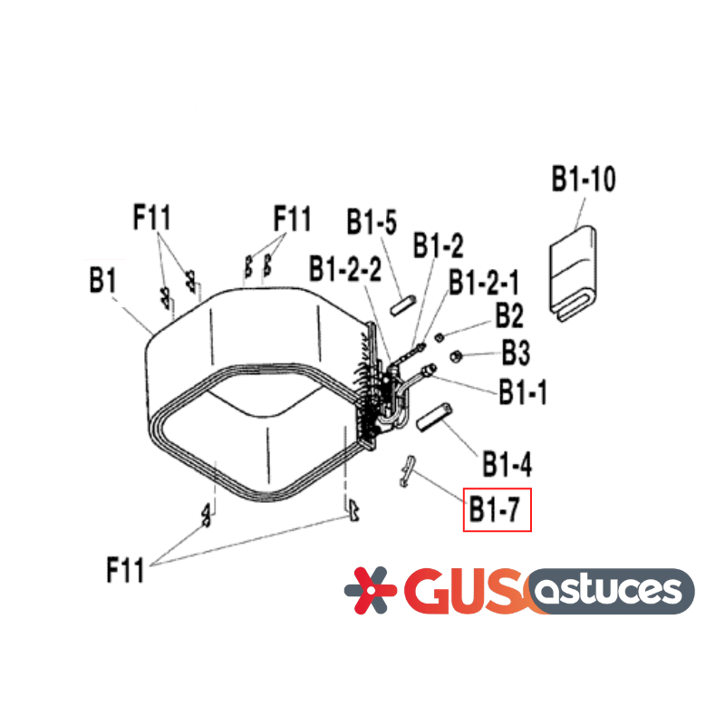 Collier de serrage 0085847 Daikin