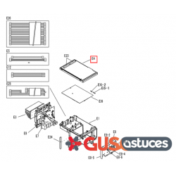 Couvercle boitier électrique 5009120 Daikin