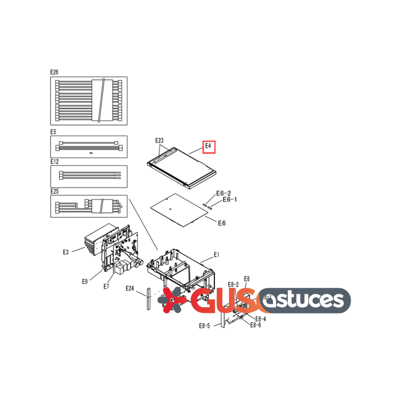 Couvercle boitier électrique 5009120 Daikin