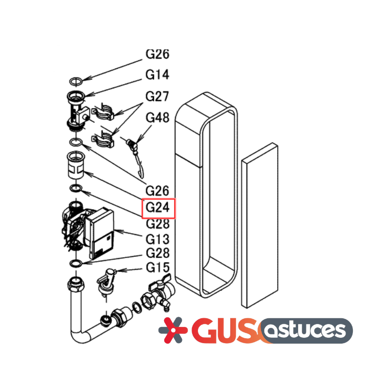 Joint pompe 5015719 Daikin