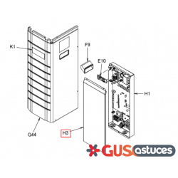 Porte du boîtier électronique 5015736 Daikin