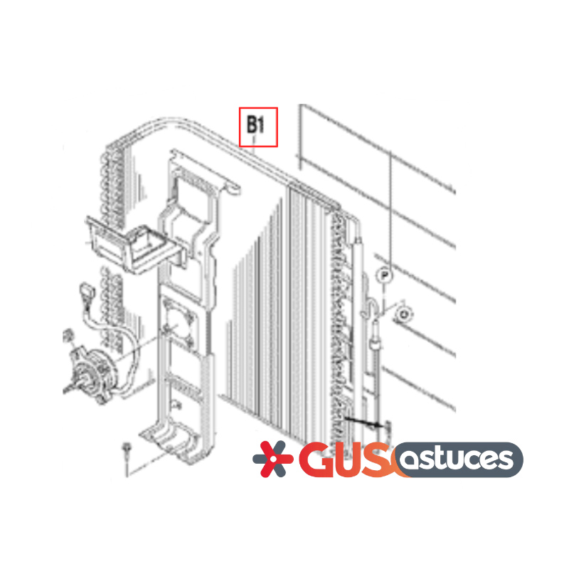 Condenseur 146554J Daikin