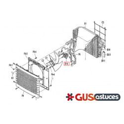 Moteur de ventilation 1438475 Daikin