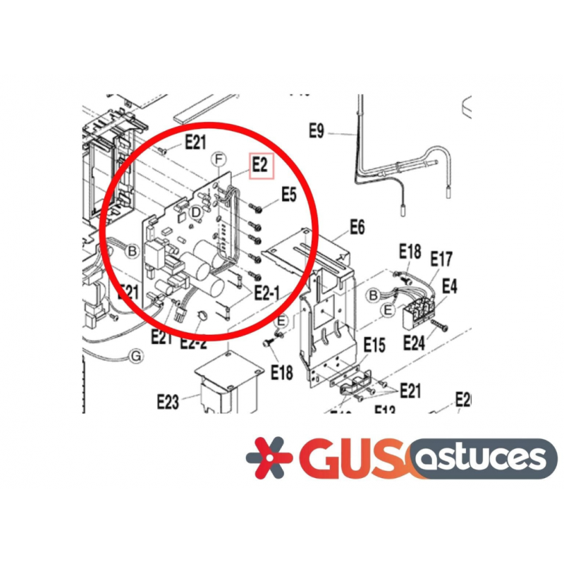 Platine de contrôle 5010206 Daikin