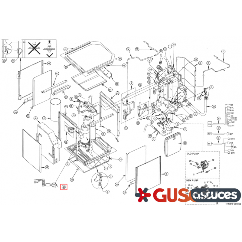 Câble compresseur 5002315 Daikin