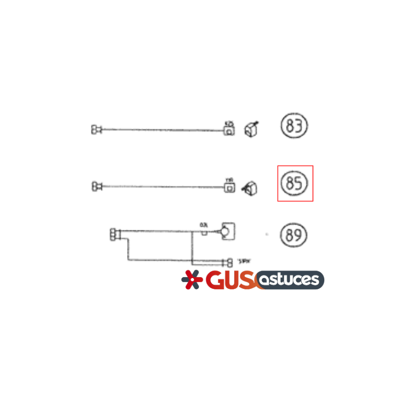 Bobine vanne 4 voies + câble 5008412 Daikin