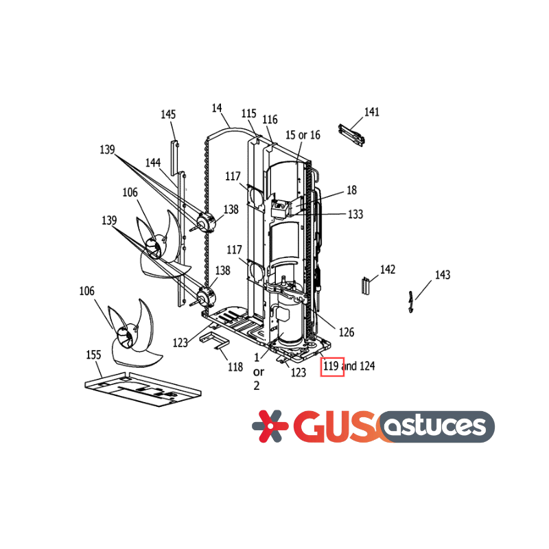 Socle 5002585 Daikin