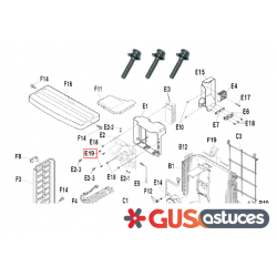 Vis de fixation 125536J Daikin