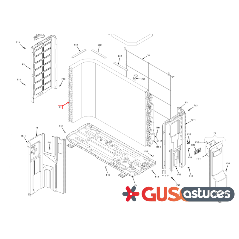 Echangeur à air 5024163 Daikin