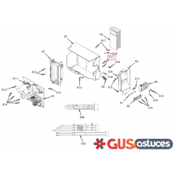 Carte d'espacement 5020418 Daikin