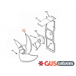 Hélice de ventilation 5037480 Daikin