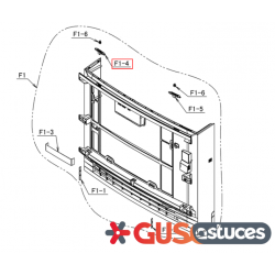 Clips de fermeture gauche 5036299 Daikin