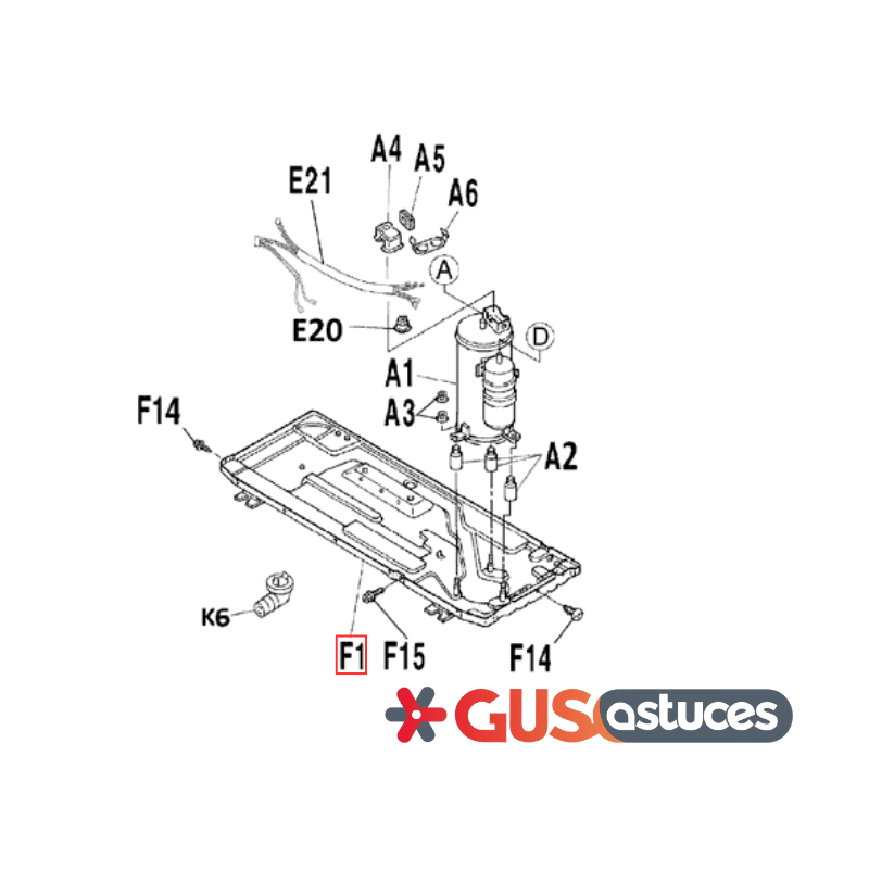 Socle complet 165694J Daikin