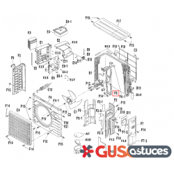 Support moteur 5010193 Daikin