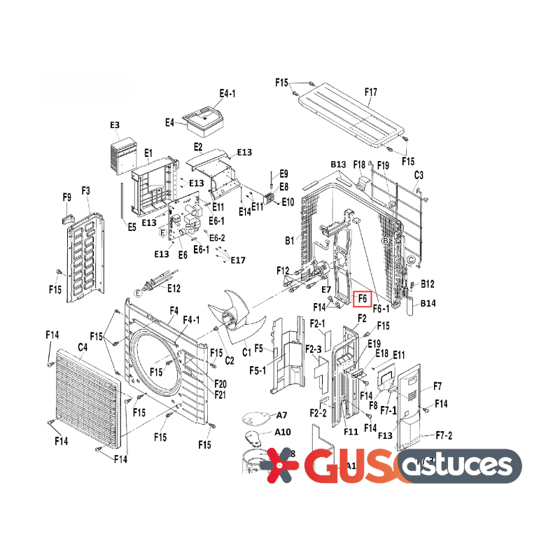 Support moteur 5010193 Daikin