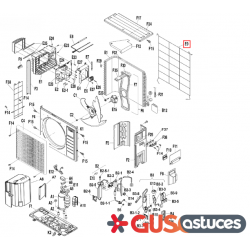 Grille de protection échangeur 5017018 Daikin