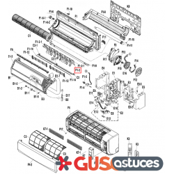 Volet verticaux 5016247 Daikin