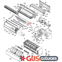 Grille de refoulement 5016248 Daikin