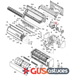 Couvercle moteur 5016265 Daikin