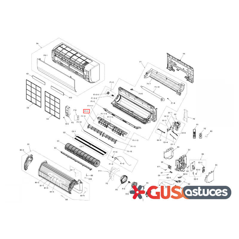 Sortie d'air 5037452 Daikin