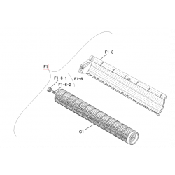 Assemblage du cadre inférieur 5037225 Daikin