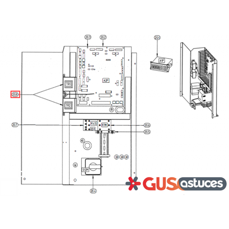 Transformateur pour hydro cube 5902784 Daikin