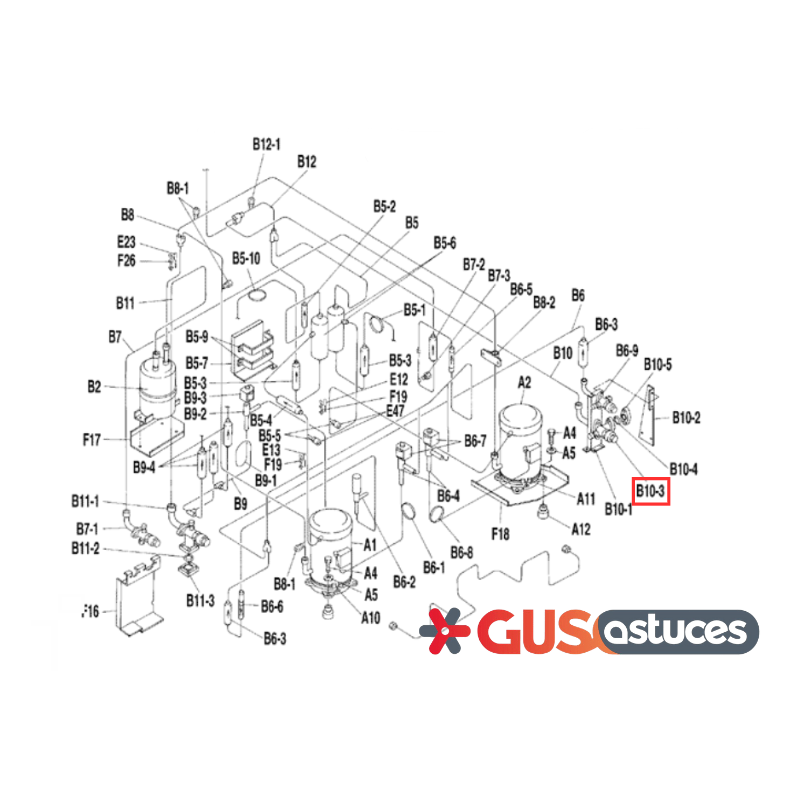 Vanne gaz 1141074 Daikin