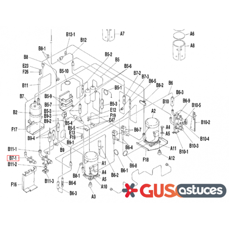 Vanne de service 1008850 Daikin