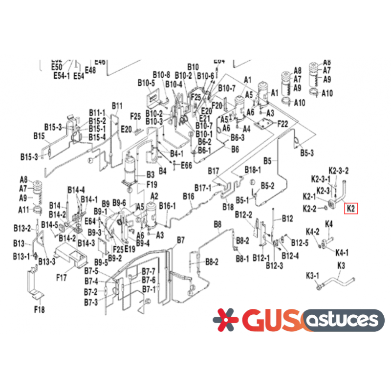 Tube ligne de gaz 1187506 Daikin