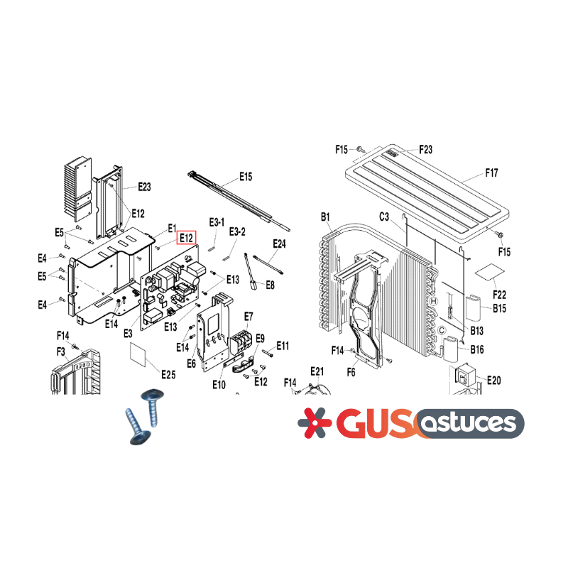 Vis 827920J Daikin