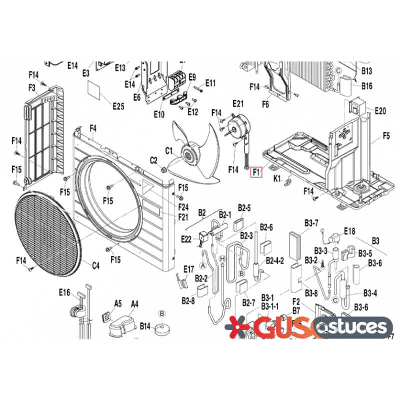 Socle 1839511 Daikin