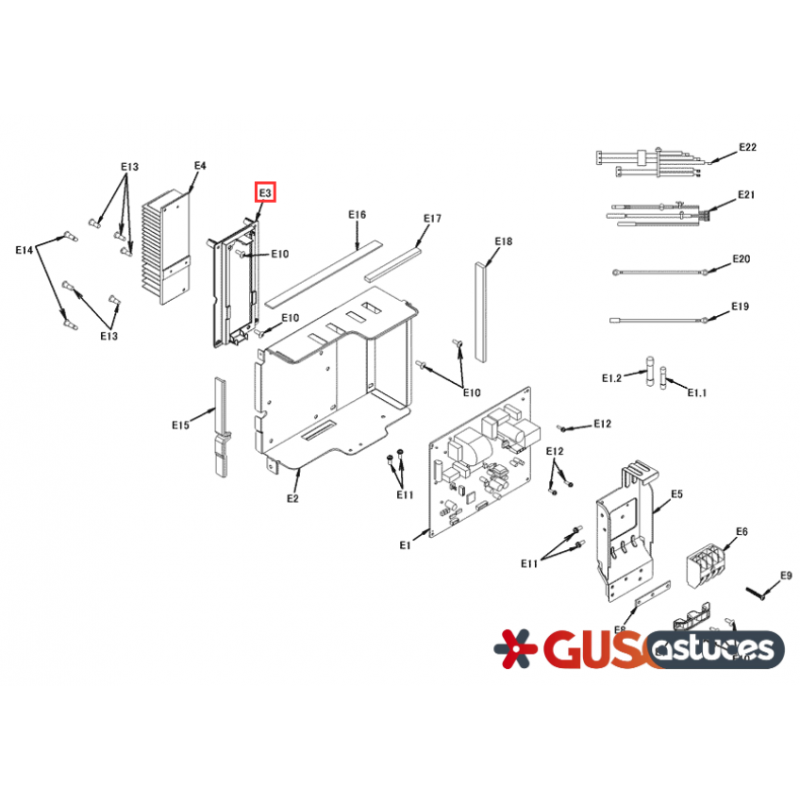 Support dissipateur de chaleur 5017986 Daikin