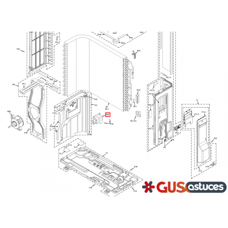 Réacteur 5014705 Daikin