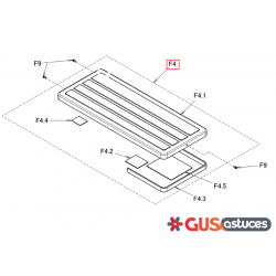 Plaque supérieure 5042560 Daikin