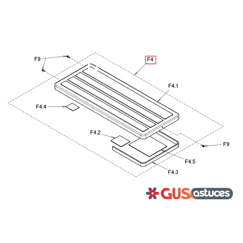 Plaque supérieure 5042560 Daikin