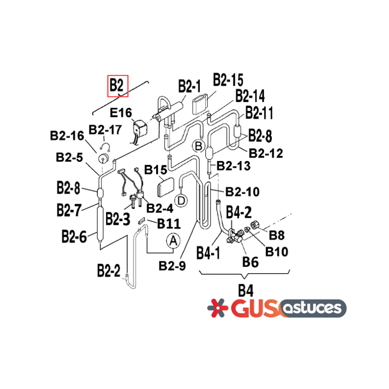 Vanne 4 voies 5016871 Daikin