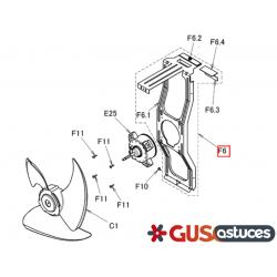 Support moteur 5017992 Daikin