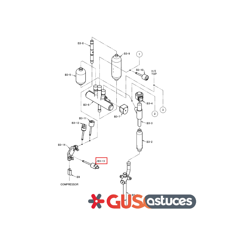 Pressostat haute pression 5017094 Daikin