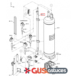 Tube H/E double 5035439 Daikin