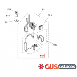 Soupape d'arrêt gaz 5039996 Daikin