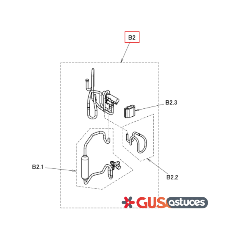 Vanne 4 voies 5042535 Daikin