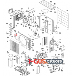 Plaque avant 5037314 Daikin