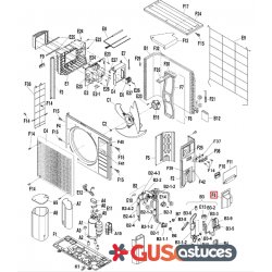 Couvercle vanne d'arrêt 5037320 Daikin