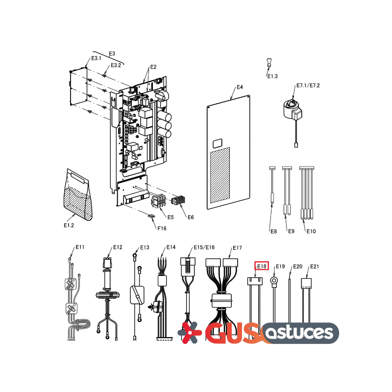 Câble 5015785 Daikin