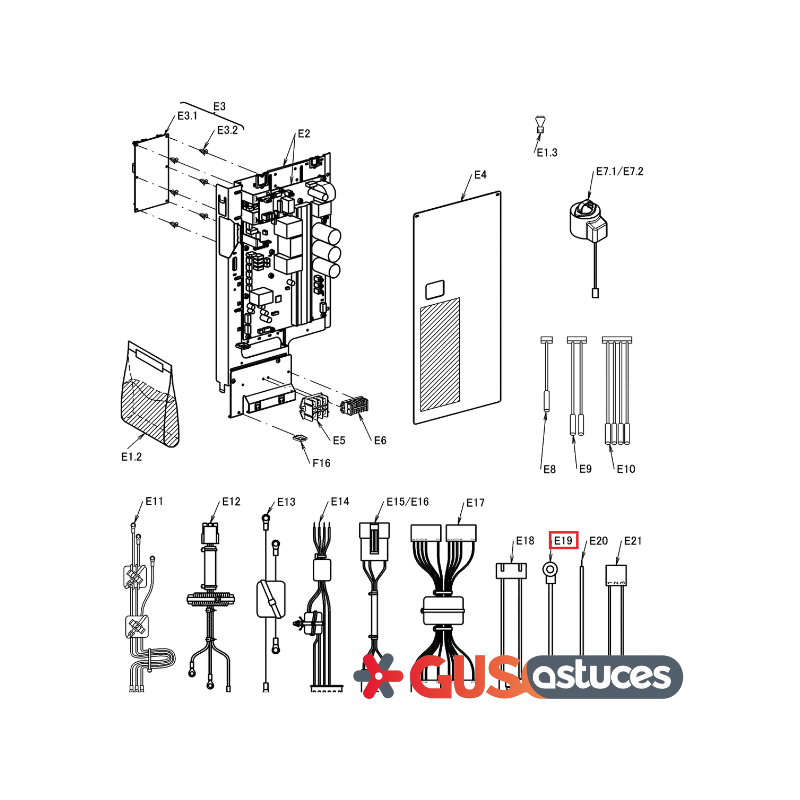 Câble 5015786 Daikin