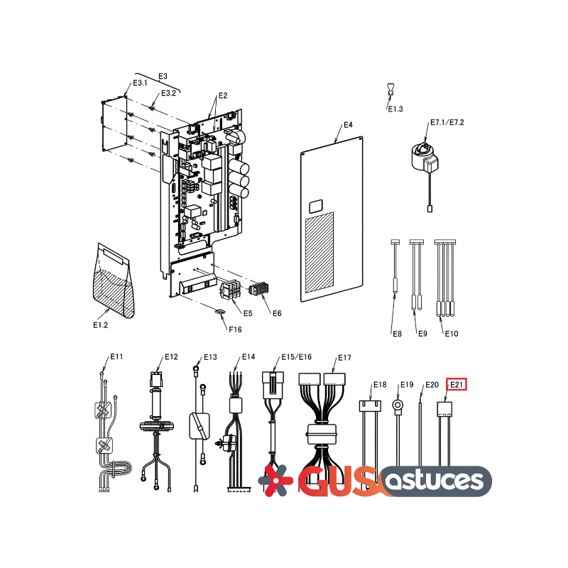 Câble 5015788 Daikin