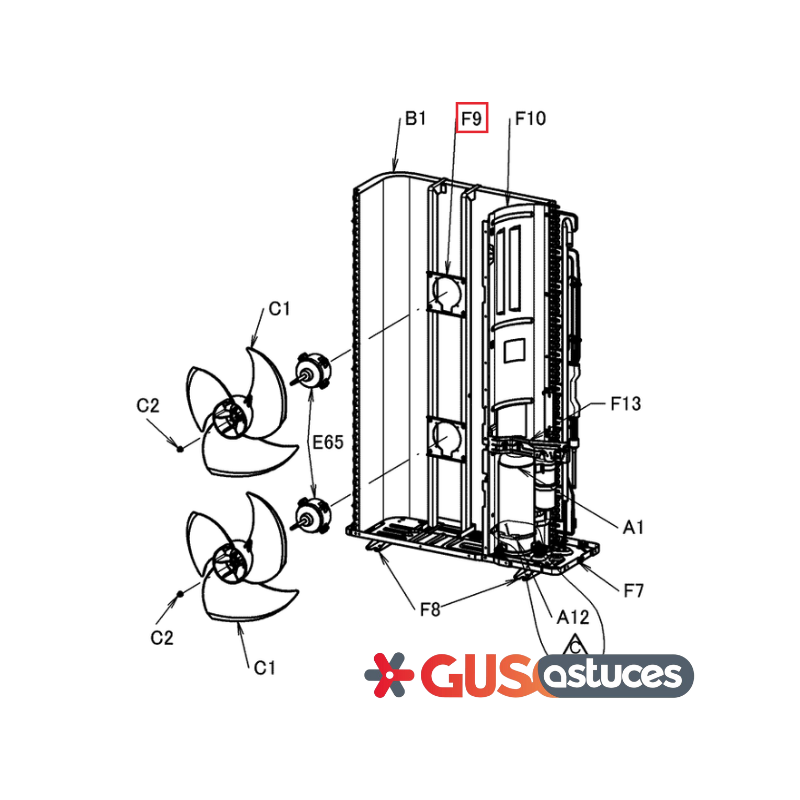 Support moteur 5015815 Daikin